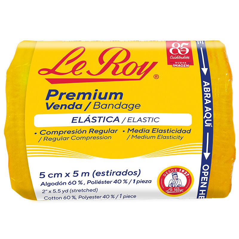 VENDA ELASTICA LE ROY 5CM X 5 M