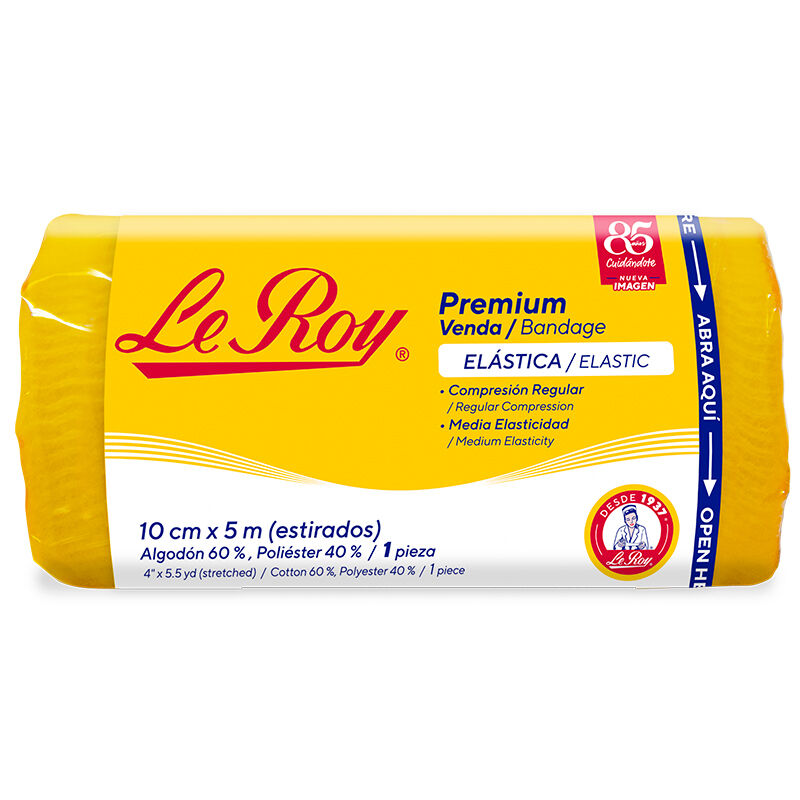 VENDA ELASTICA LEROY 10CM X 5 M