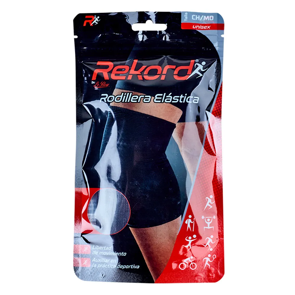 RODILLERA ELASTICA REKORD UNISEX CH/MED