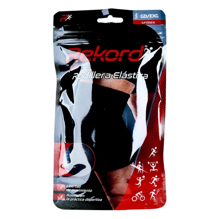 RODILLERA ELASTICA REKORD UNISEX GD/EXG LEROY
