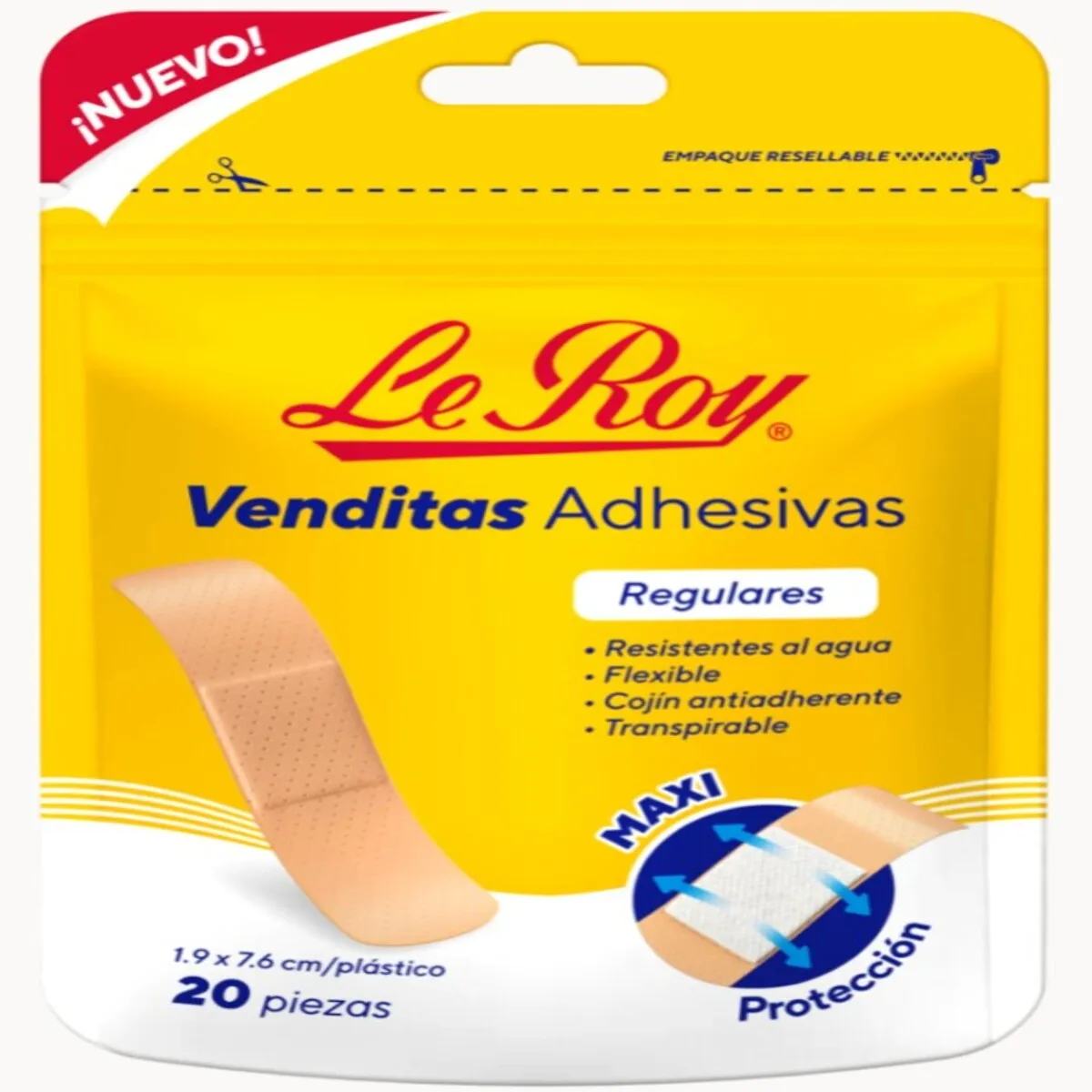 VENDITAS ADHESIVAS LEROY REGULAR C 20 PZ