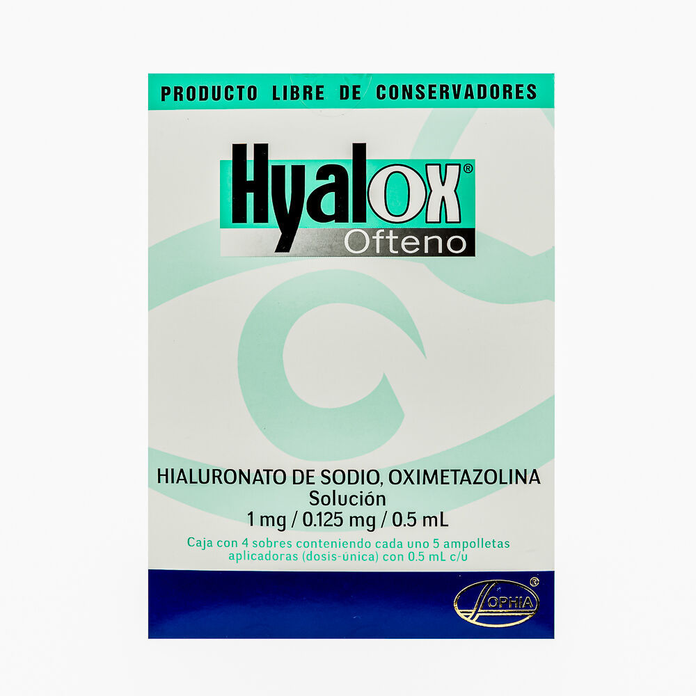 HYALOX SOL OFTALMICA 0.5ML C 20 UNIDOSIS