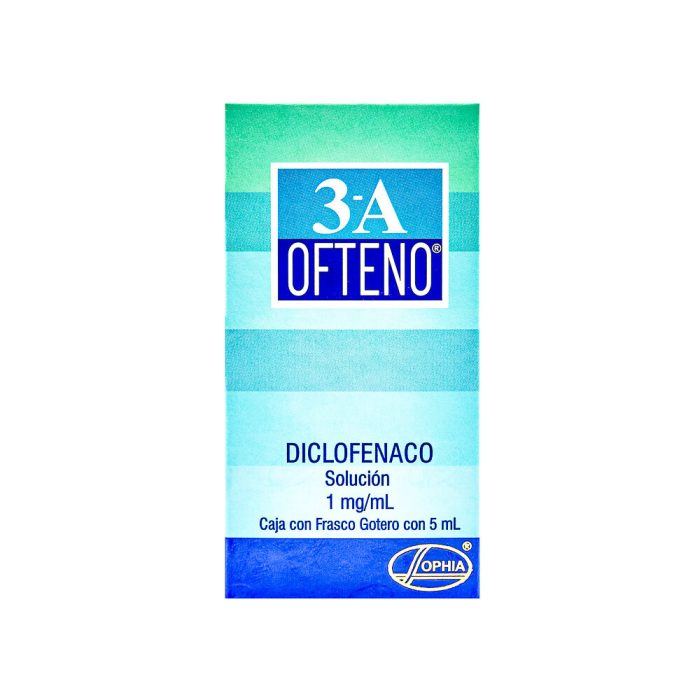 3A SOL OFTALMICA 5ML DICLOFENACO