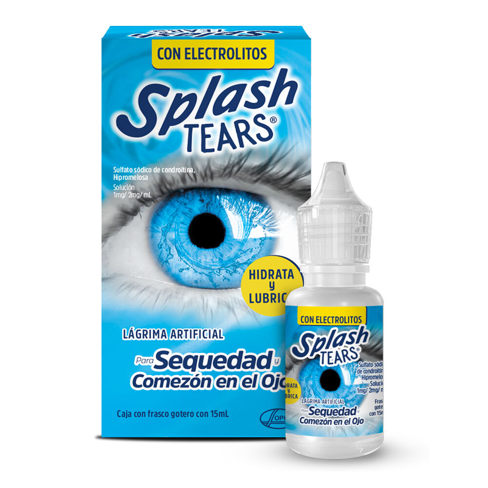 SPLASH TEARS LUB SOL OFTALMICA 15ML