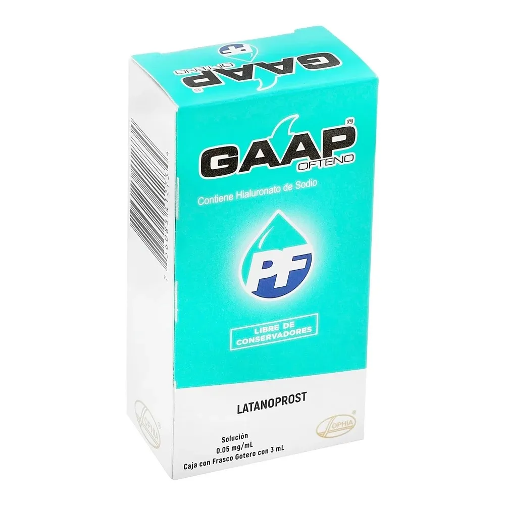 GAAP PF .05MG/ML SOL OFTALMICA O 3ML