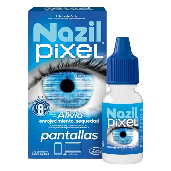 NAZIL PIXEL SOL OFT 15ML LUBRICANTE OCULAR