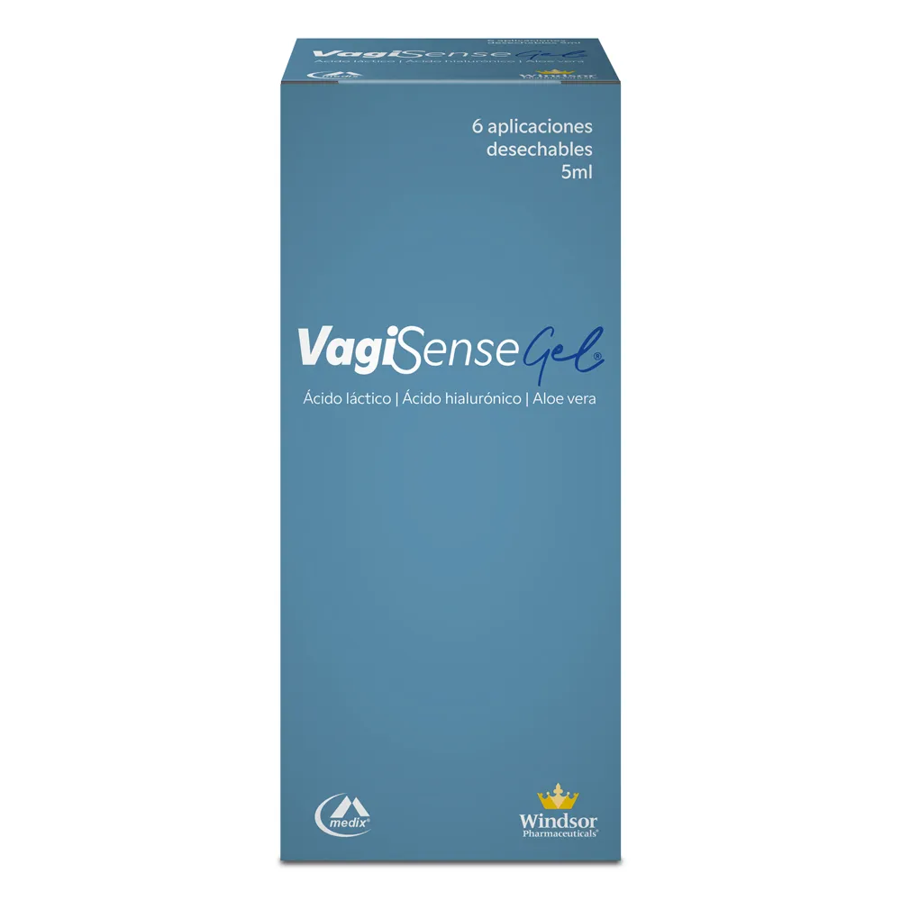 VAGISENSE GEL 5ML C 6 APLICADORES