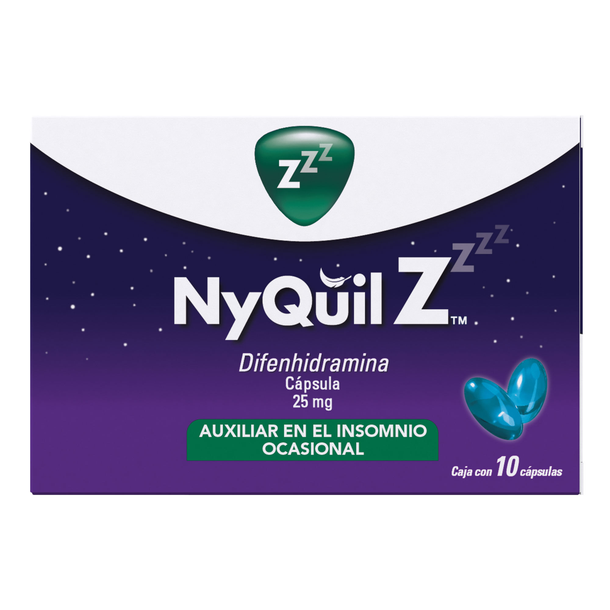 NYQUIL Z 25MG C 10 TAB DIFENHIDRAMINA