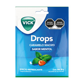 VICK DROPS MENTOL C 20 PASTILLAS