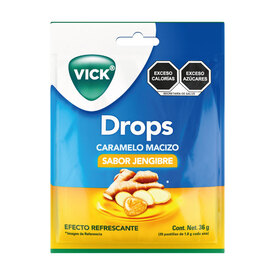 VICK DROPS JENJIBRE C 20 PASTILLAS