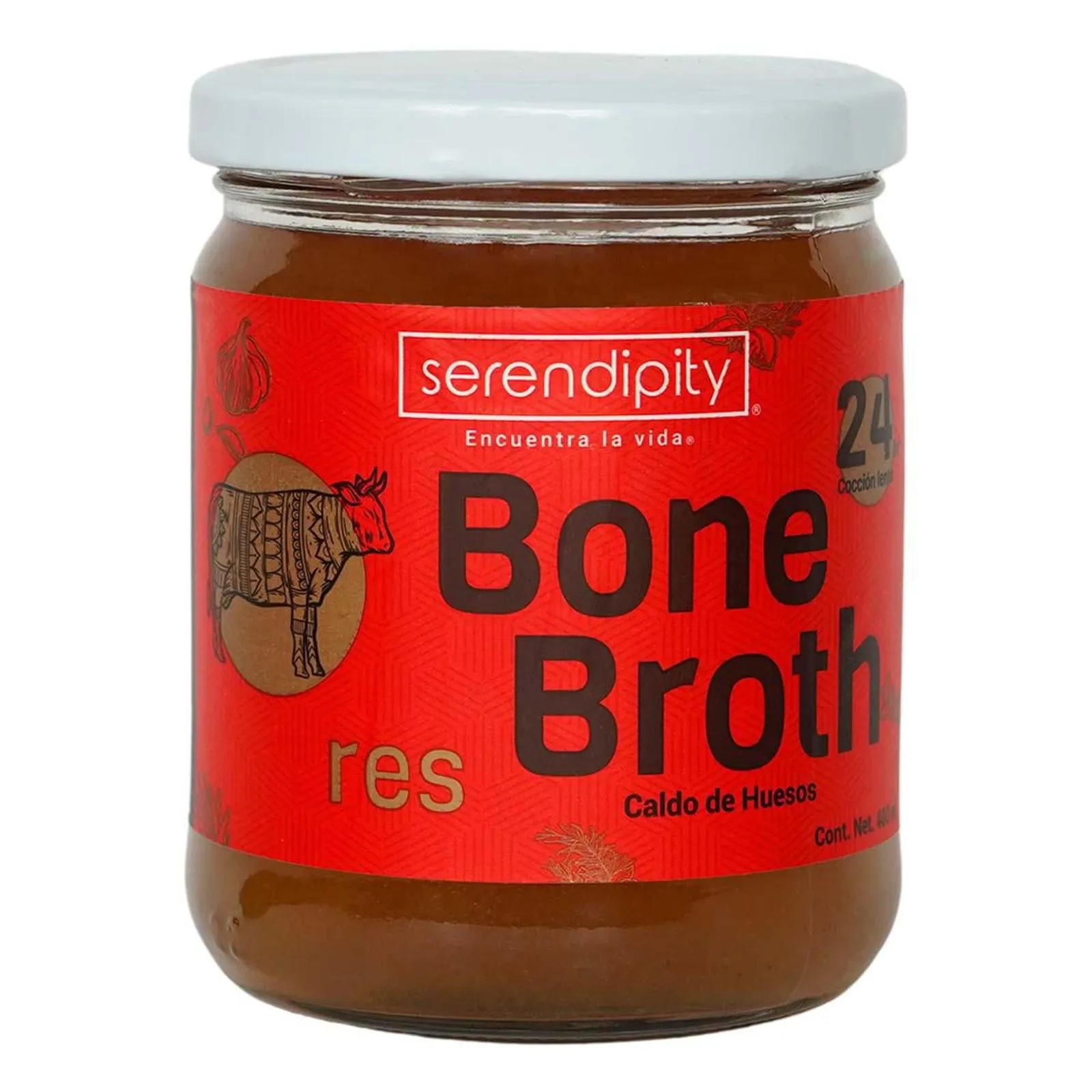 BONE BROTH CALDO DE HUESOS ORGANICO 400ML SERENDIPITY