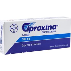 CIPROXINA 500MG C 8 TAB