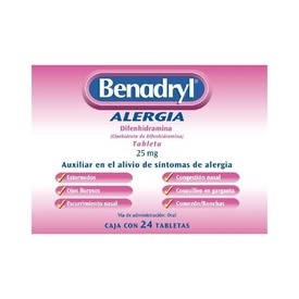 BENADRYL T 24 25MG