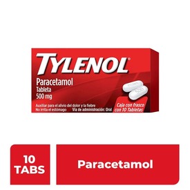 TYLENOL 500MG ADULTO C 10 TAB NV