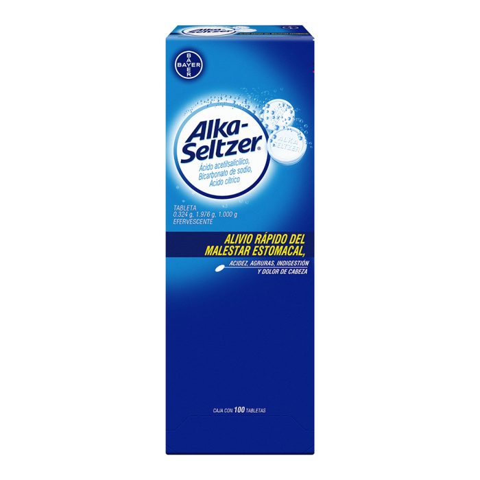 ALKASELTZER C 100 TAB EFERVESCENTE