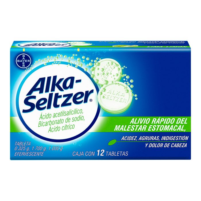 ALKASELTZER C 12 TAB EFERV LIMA LIMON