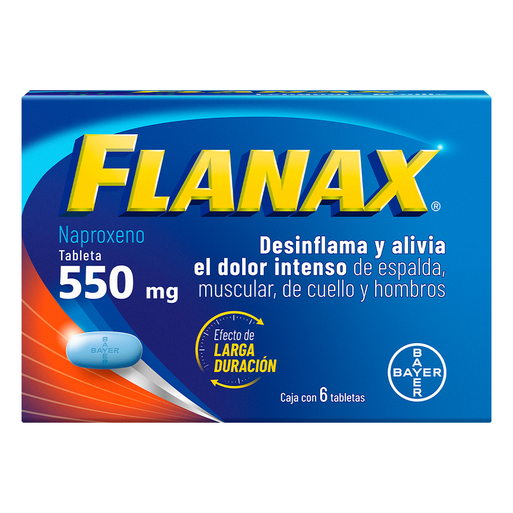 FLANAX 550MG C 6 TAB NAPROXENO SODICO