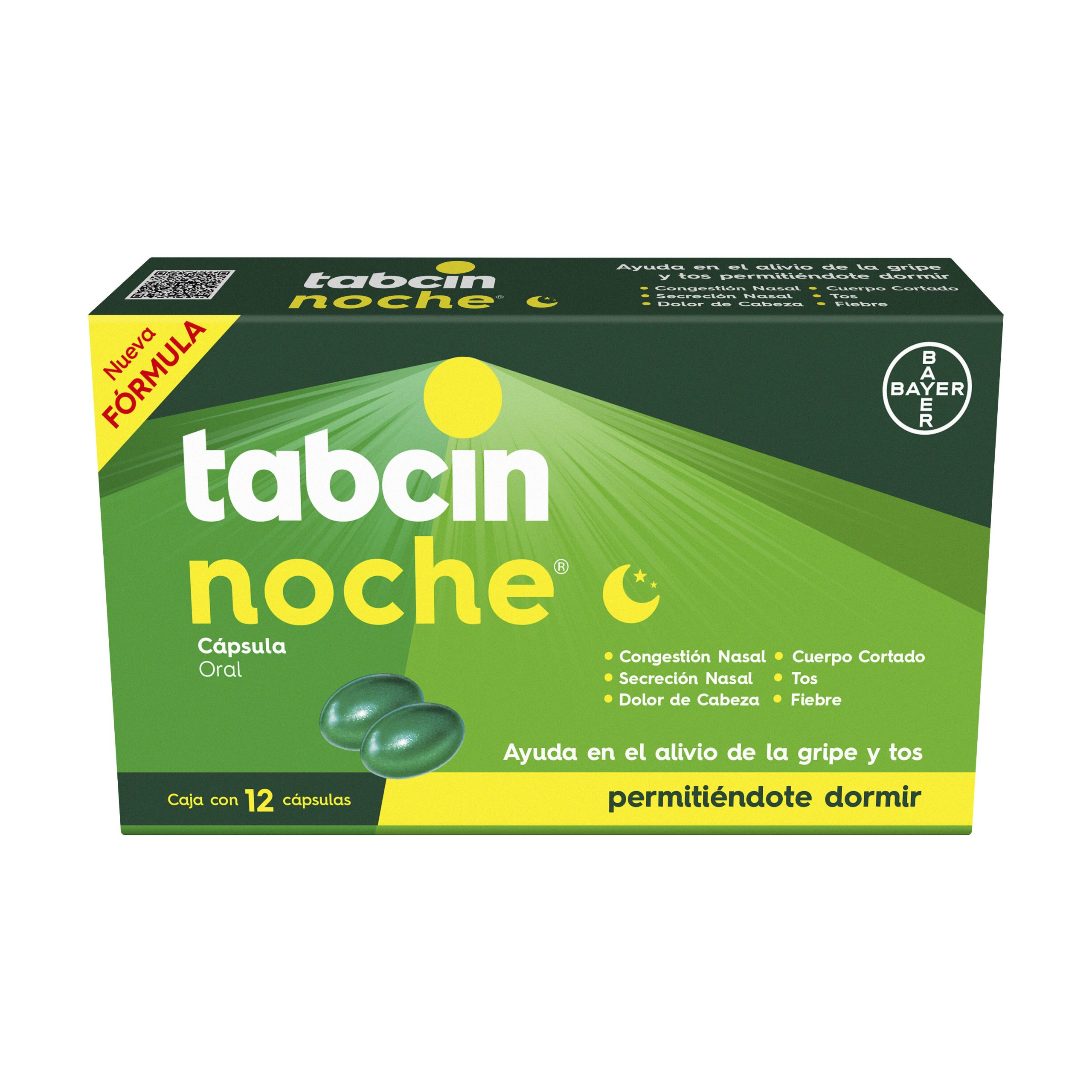 TABCIN NOCHE 325MG/10MG C 12 CAP
