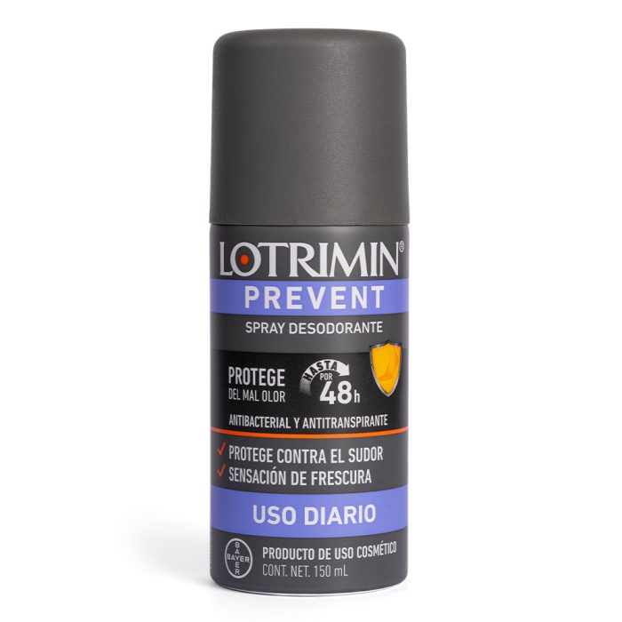 LOTRIMIN PREVENT SPRAY DESOD USO DIARIO 150ML