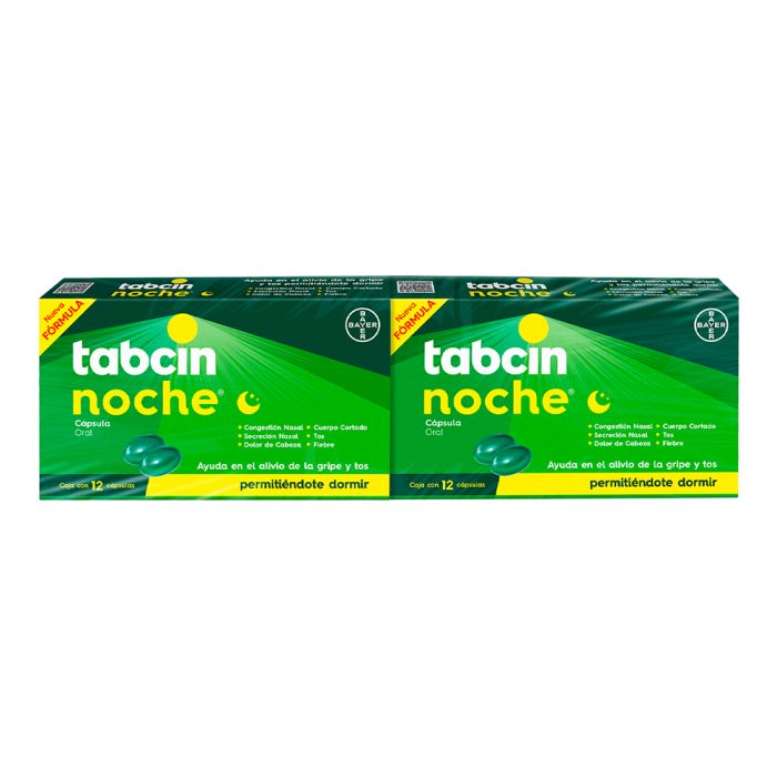 TABCIN NOCHE C 12 CAP GRIPETOS  12 CAP PRECIO ESPECIAL
