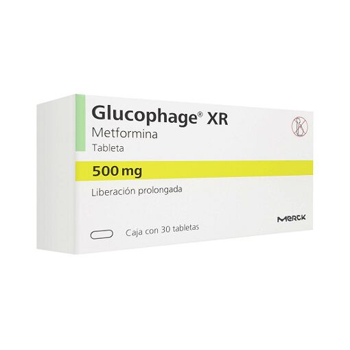 GLUCOPHAGE XR 500MG C 30 TAB