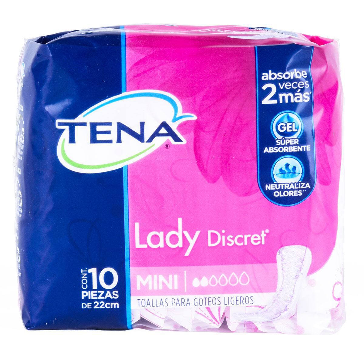 TENA LADY TOALLAS INTIMA MINI C 10 PZ