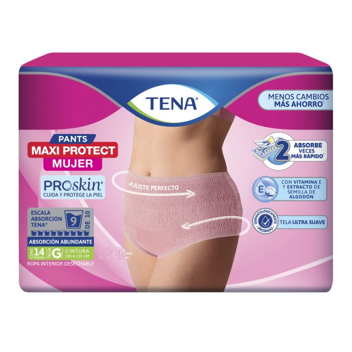 TENA PANTS MAXI PROTECT MUJER PROSKIN TAM GDE C 14 P