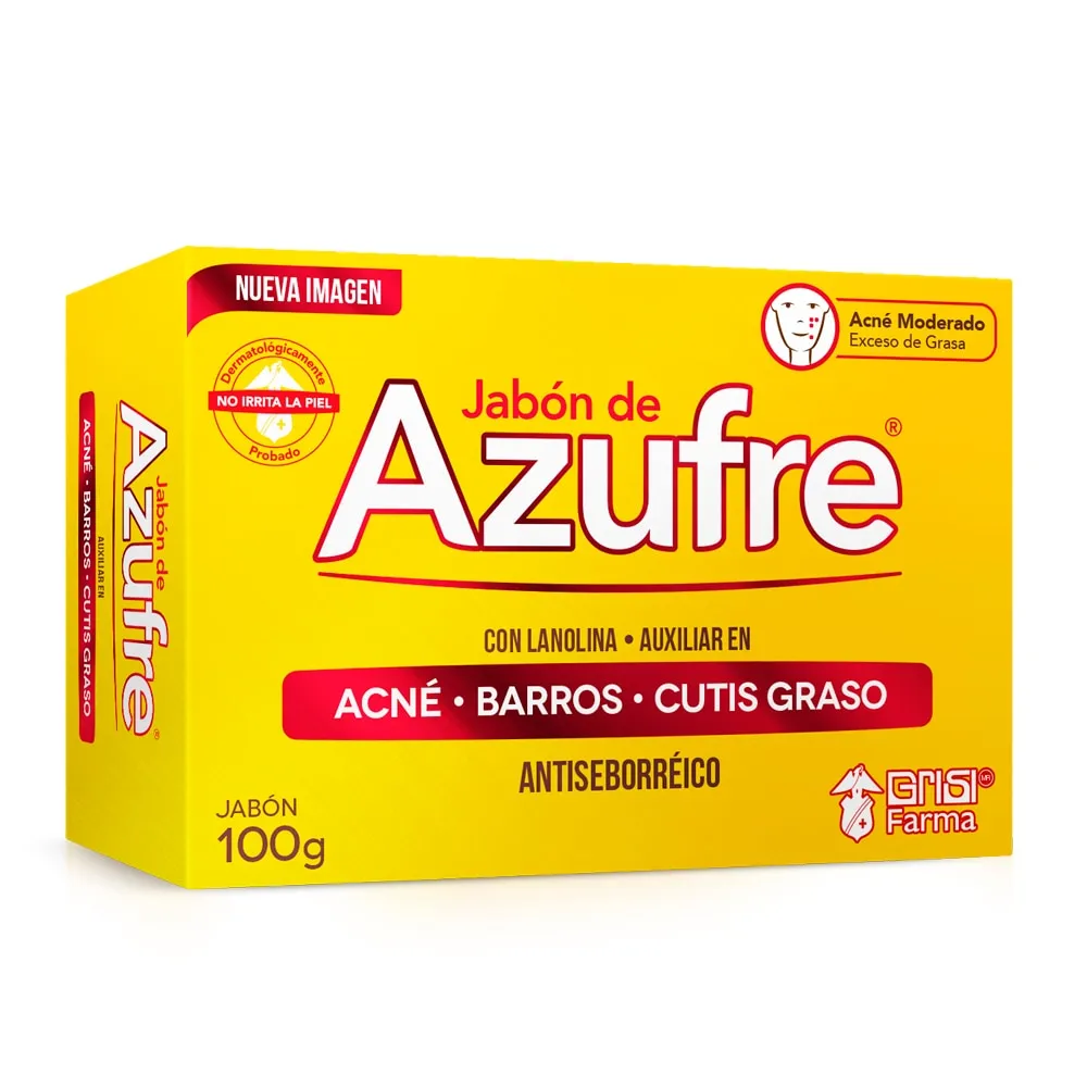 JABON GRISI AZUFRE 100G