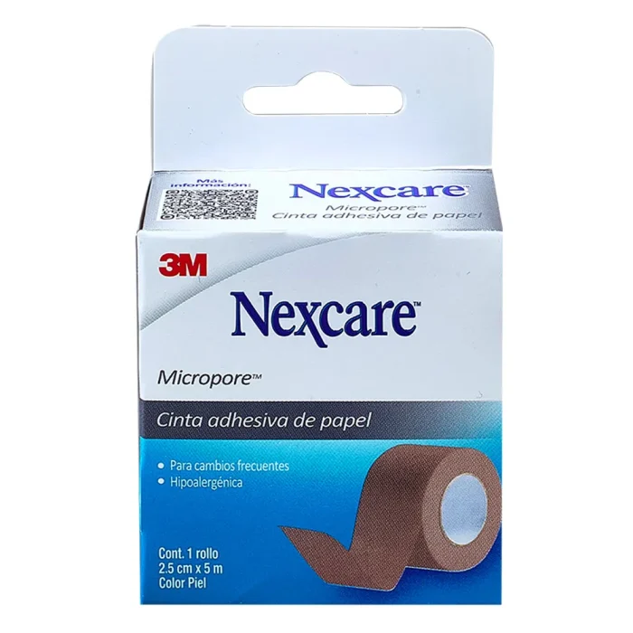 MICROPORE 2.5CM X 5M COLOR PIEL 3M NEXCARE
