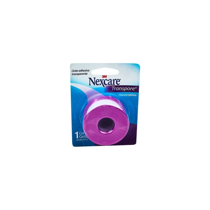 NEXCARE TRANSPORE CINTA ADHE TRANSP 2.5CM/9.1M
