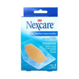 NEXCARE VENDITAS IMPERMEABLES P CODO Y RODILLA C 8 PZ