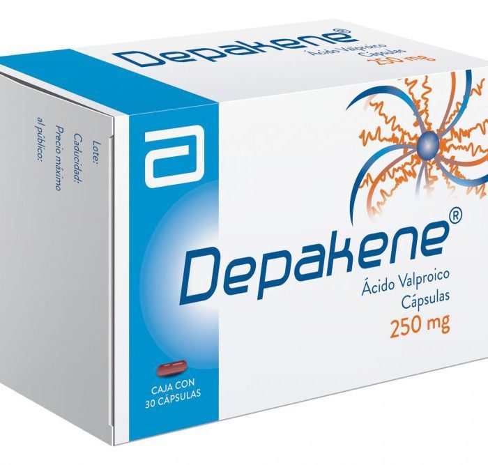 DEPAKENE 250MG C 30 CAP ACIDO VALPROICO