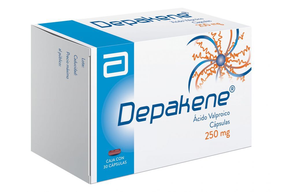 DEPAKENE 250MG C 30 CAP ACIDO VALPROICO