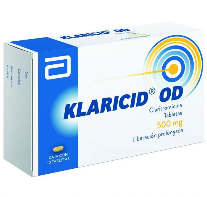 KLARICID OD 500MG C 10 TAB