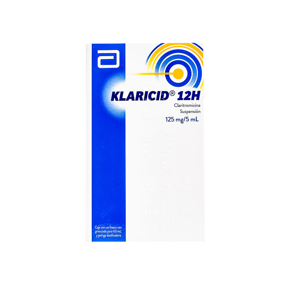KLARICID 12H 125MG SUSP 60ML CLARITOMICINA