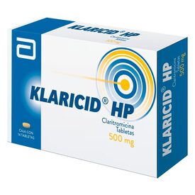 KLARICID HP 500MG C 14 TAB CLARITROMICINA