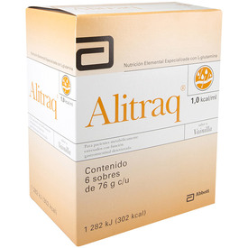 ALITRAQ POLVO C 6 SOBRES SABOR VAINILLA