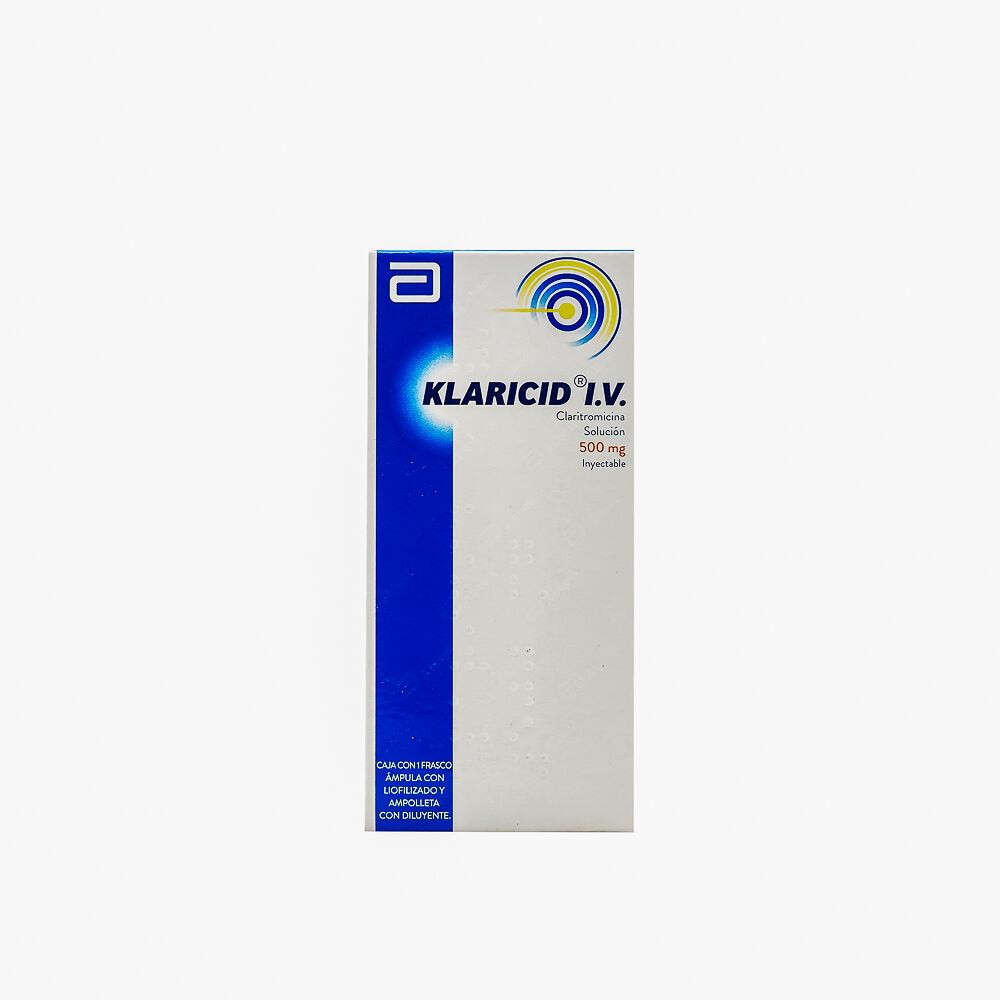 KLARICID FA 500MG IV CLARITROMICINA
