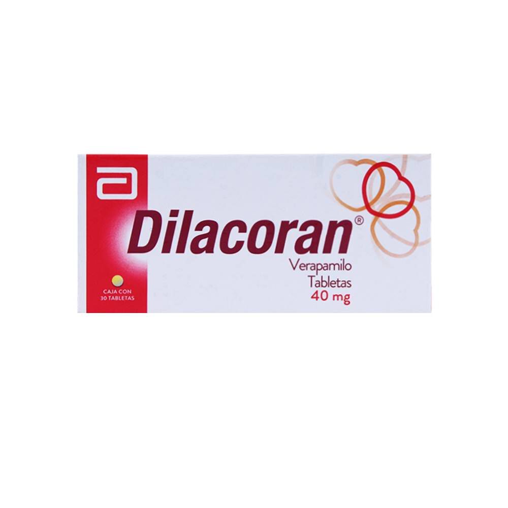 DILACORAN 40MG C 30 TAB VERAPAMILO