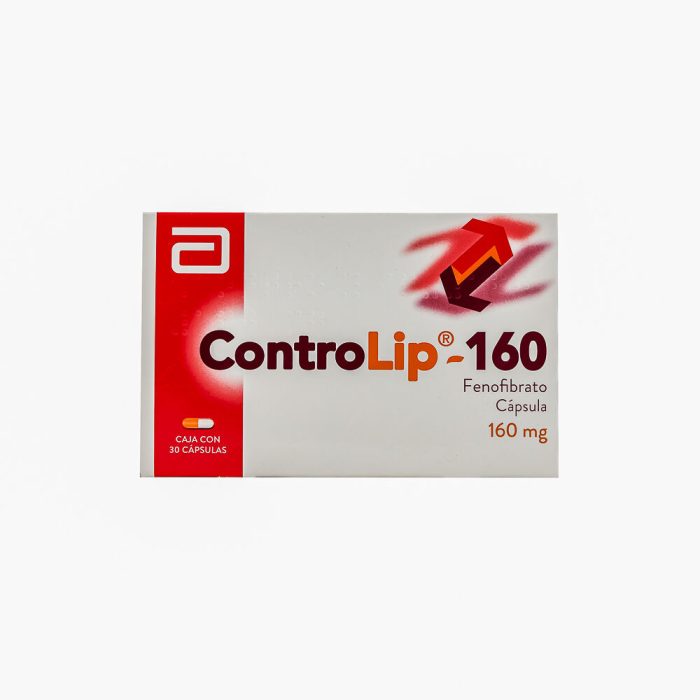 CONTROLIP 160MG C 30 CAP FENOFIBRATO