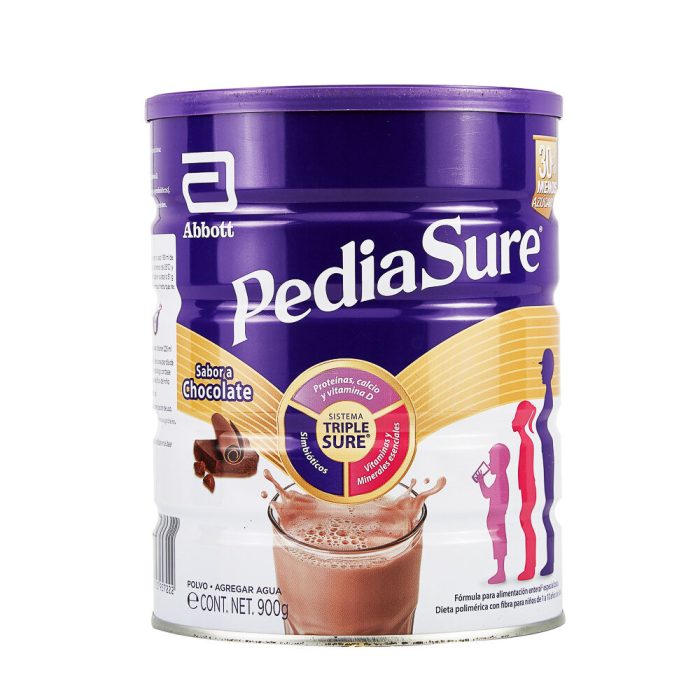 PEDIASURE PLUS PVO SABOR CHOCOLATE 900G