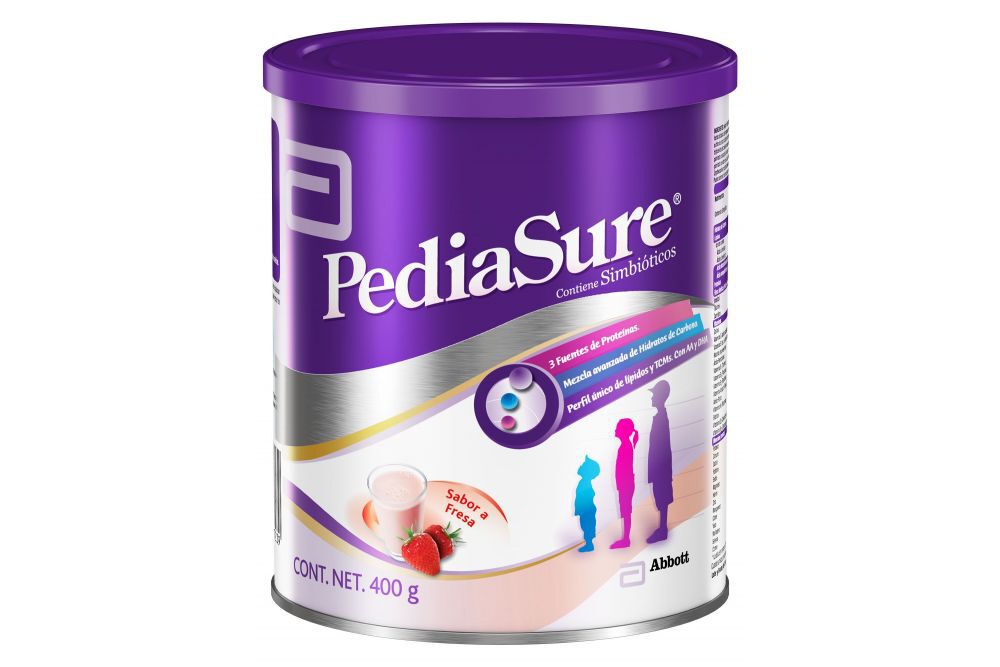 PEDIASURE PLUS PVO SABOR FRESA 400G