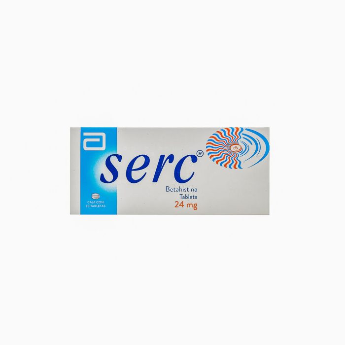 SERC 24MG C 30 TAB BETAHISTINA