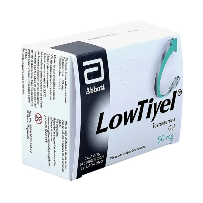 LOWTIYEL GEL 50MG/5G C 14 SOBRES TESTOSTERONA