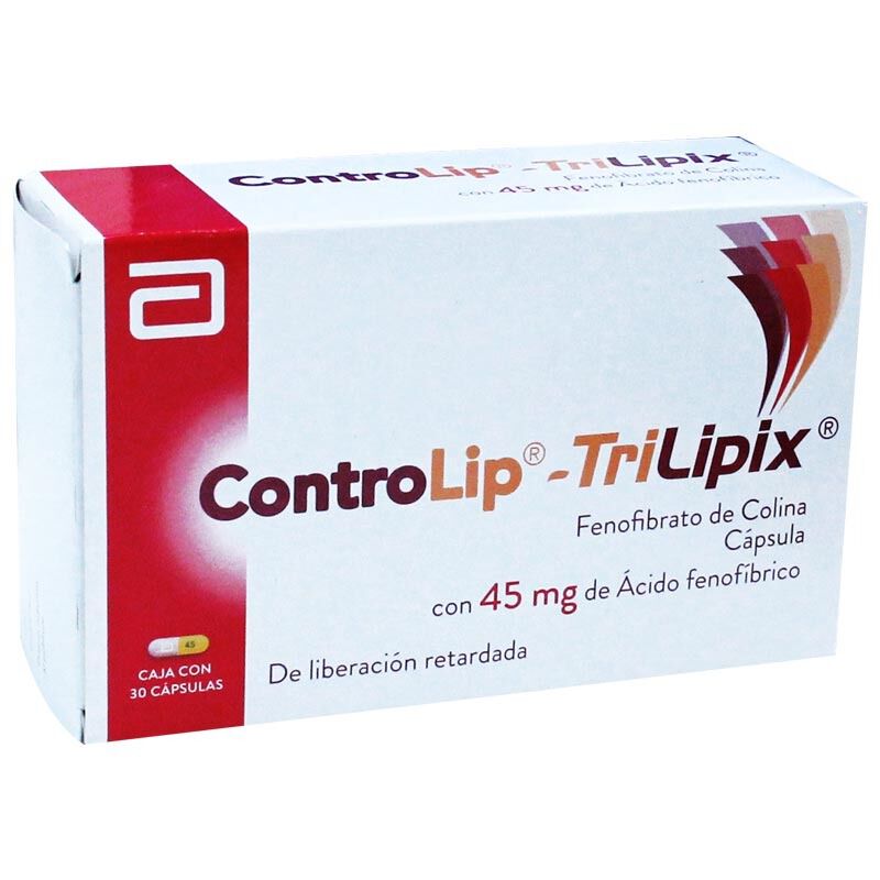 CONTROLIP TRILIPIX 45MG C 30 CAP
