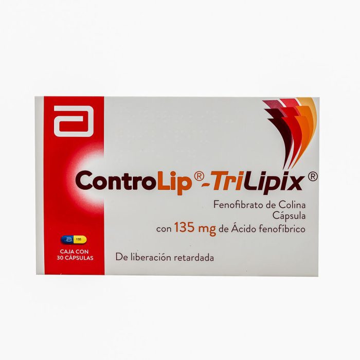 CONTROLIP TRILIPIX 135MG C 30 CAP