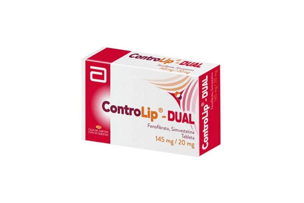 CONTROLIP DUAL 145/20MG C 30 TAB