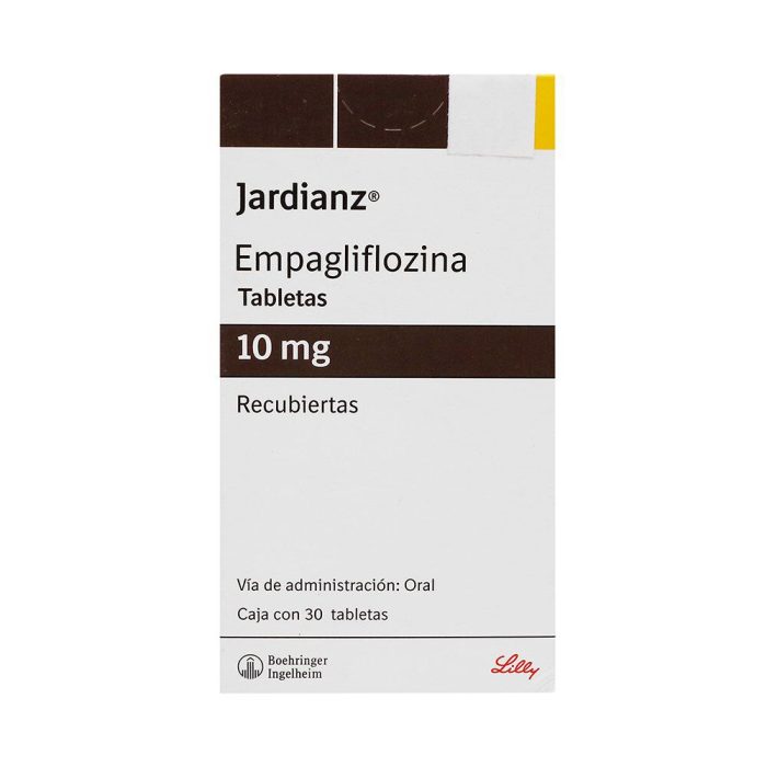 JARDIANZ 10MG C 30 TAB  EMPAGLIFOZINA
