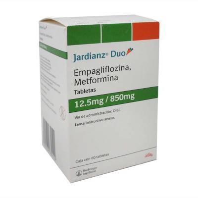 JARDIANZ DUO 12.5/850MG C 60 TAB