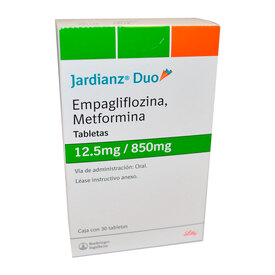 JARDIANZ DUO 12.5/850MG C 30 TAB